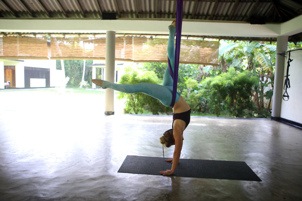 aerial yoga inspiration lindsay nova retreat sri lanka blog