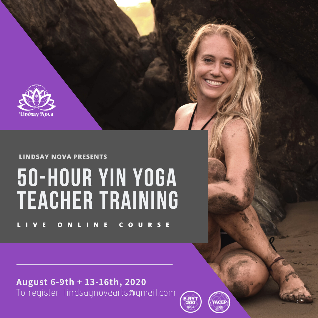 50-Hour Online Yin Yoga Teacher Training Recorded Course - Rising Wings  Aerial Yoga Teacher Training w/ Lindsay Nova Online Vinyasa Yin Yoga  Alliance