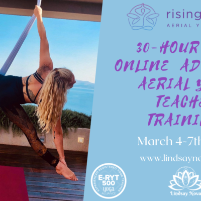 rising wings aerial yoga lindsay nova teacher training online retreats yoga alliance