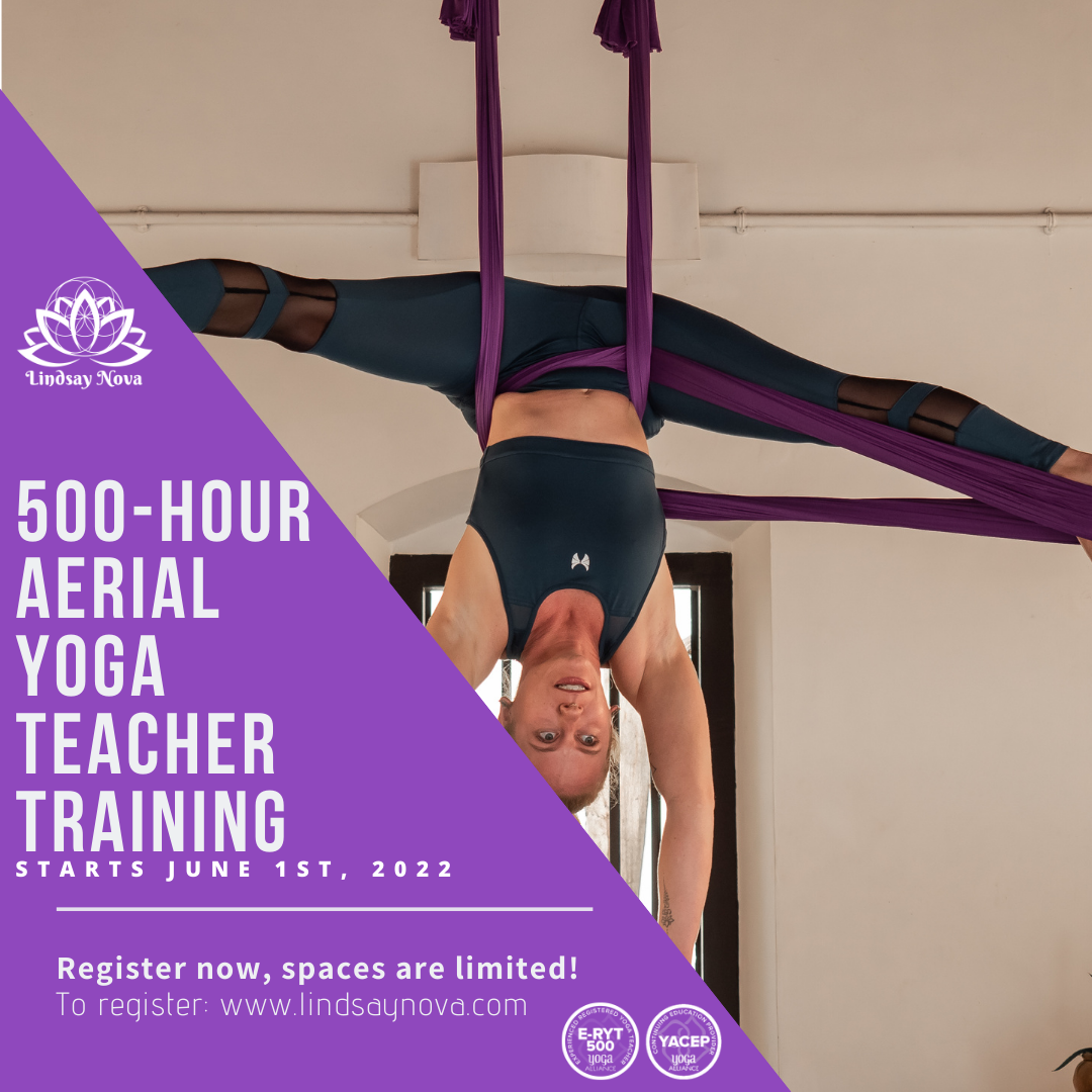 500-Hour Aerial Yoga Online Teacher Training - Rising Wings Aerial Yoga  Teacher Training w/ Lindsay Nova Online Vinyasa Yin Yoga Alliance